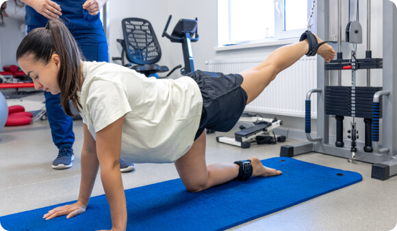 Tampa Bay strength and motion testing helps patient overcome physical challenges caused by dementia.